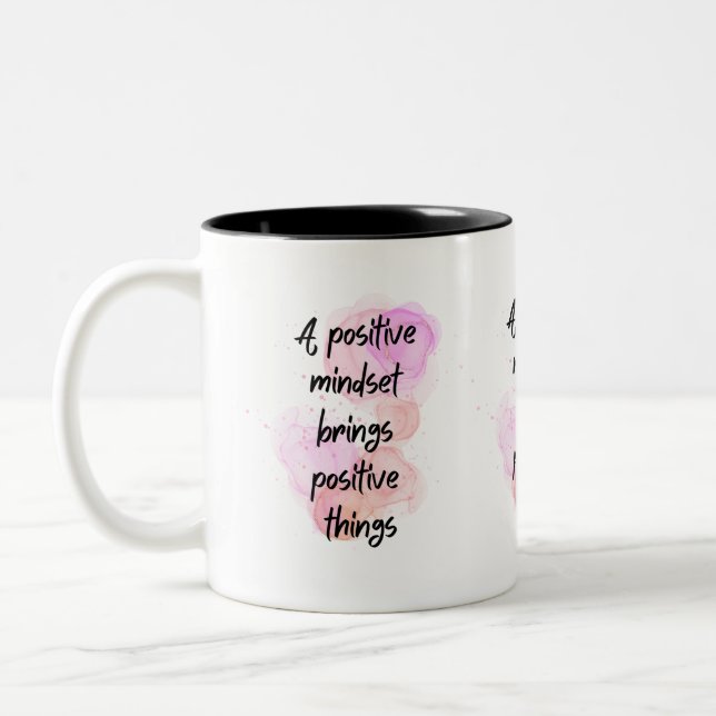 inspirational quotes positive, Empowerment Two-Tone Coffee Mug (Left)