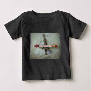 Inspirational Rabbit: Always Love Sign Art Print Baby T-Shirt