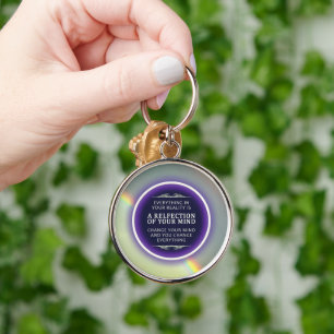 Inspirational Rainbow Keychain