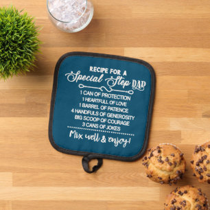 Inspirational Recipe For A Special Stepdad Pot Holder