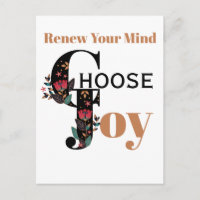 Inspirational Renew Your Mind Choose Joy