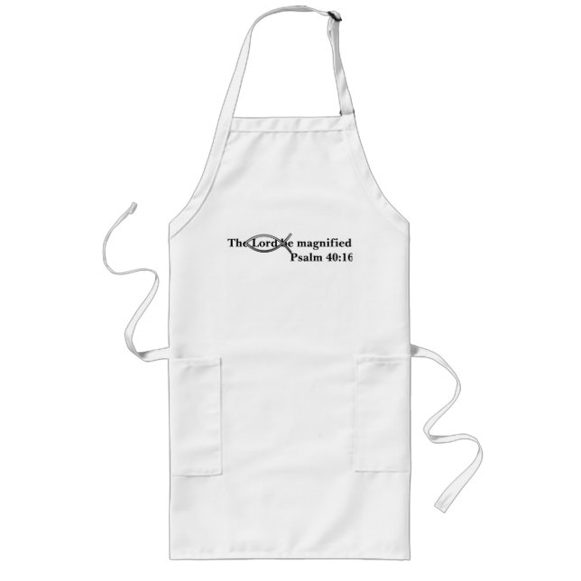 Inspirational Scripture Apron (Front)