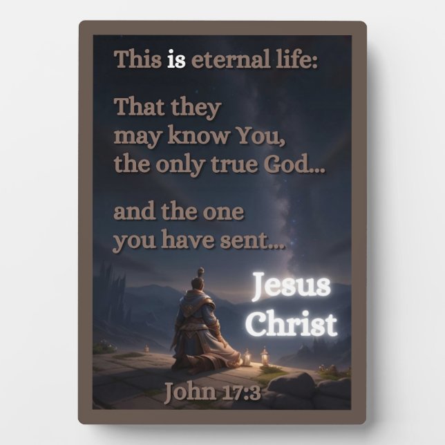 Inspirational Scripture Plaque (Front)