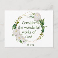 Inspirational Scripture Quote White Roses Flower