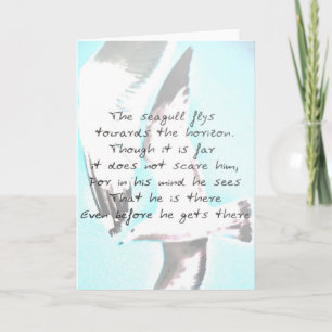 Inspirational Seagull Card