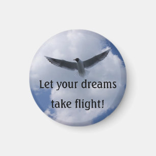 Inspirational Seagull Magnet