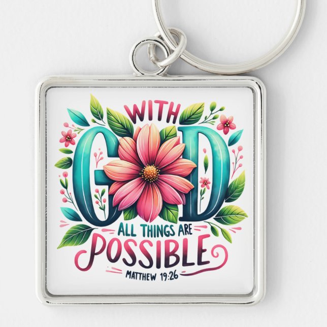 Inspirational Self Love Keychain (Front)