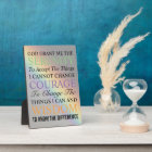 Inspirational Serenity Prayer Colourful Rainbow