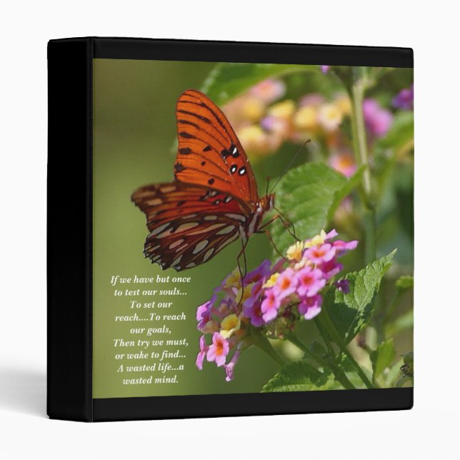 Inspirational Setting Goals Binder (Front/Spine)
