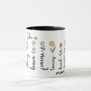 Inspirational She Is Mom Mug