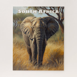 Inspirational South Africa Elephant Nature Jigsaw Puzzle