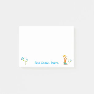 Inspirational Spring Fox with Umbrella Post-it Notes