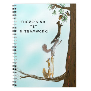 Inspirational Squirrel Notebook