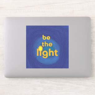 Inspirational Sticker Be The Light Kindness
