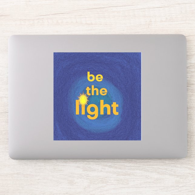 Inspirational Sticker Be The Light Kindness (Computer)