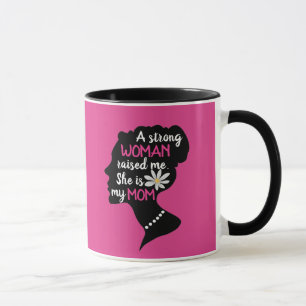 Inspirational Strong Woman Pink Mother's Day Mug