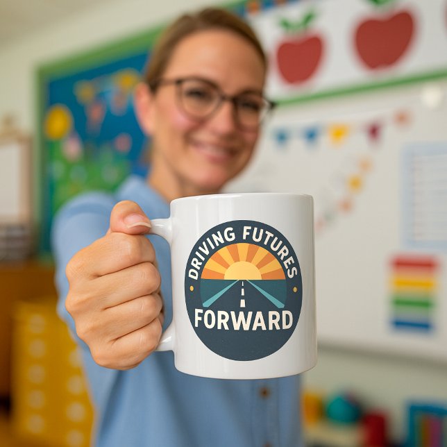 Inspirational Teacher Cup; Teaching with Purpose Coffee Mug (Creator Uploaded)