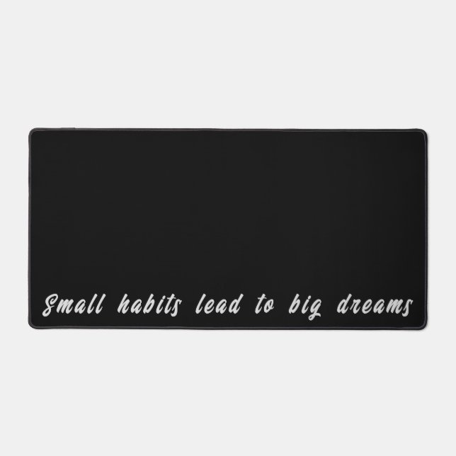 Inspirational Text Quote Men’s Desk Mat (Front)