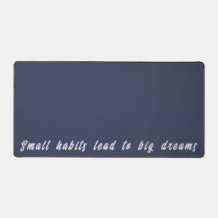 Inspirational Text Quote Men’s Desk Mat
