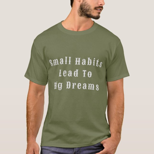 Inspirational Text Quote Men’s T-Shirt (Front)