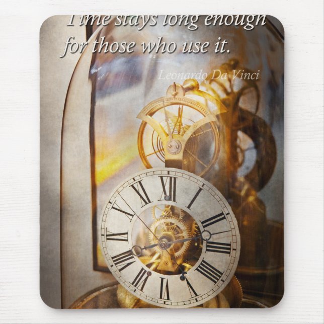Inspirational - Time - A look back in time Mouse Pad (Front)