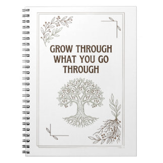 Inspirational Tree of Life Motivational Notebook