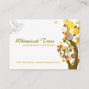 Inspirational Trees Massage Therapy Business Card