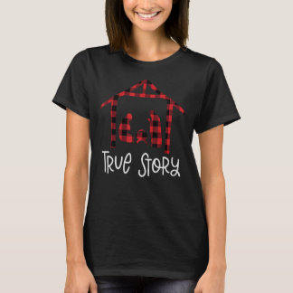 Inspirational True Story Nativity Christmas T-Shirt