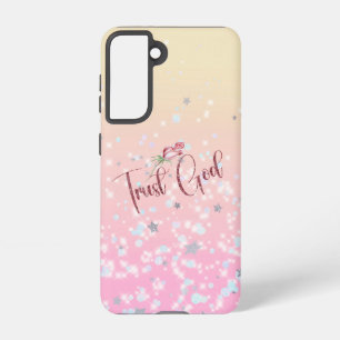 Inspirational Trust God Quote Faith Samsung Galaxy Case