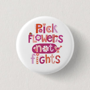 Inspirational Typography Quote 1 Inch Round Button