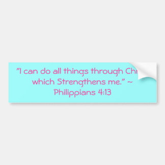 Inspirational Verses Bumper Sticker