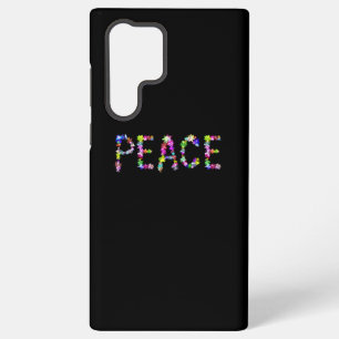 Inspirational Vibrant Typography   Peace Love Unit Samsung Galaxy Case