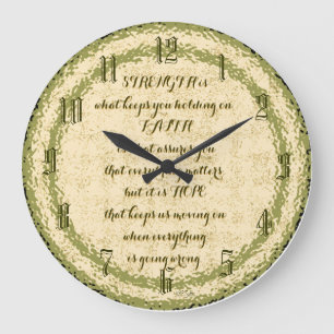 Inspirational Wall Clock