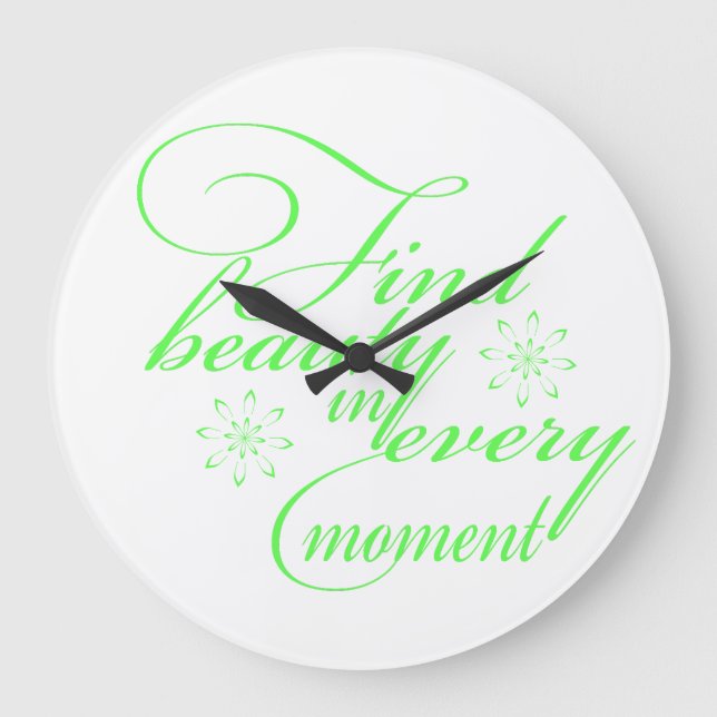 Inspirational wall clock (Front)