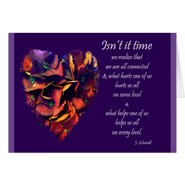 Inspirational We Are All Connected (Front Horizontal)