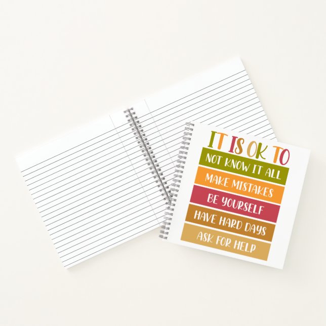 Inspirational Wellness Quote Notebook (Inside)