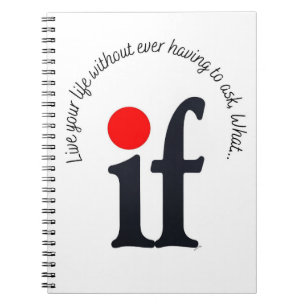Inspirational 'What if' Notepad Notebook