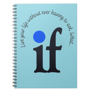 Inspirational 'What if' Notepad Notebook