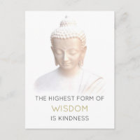 Inspirational Wisdom Quote With White Buddha