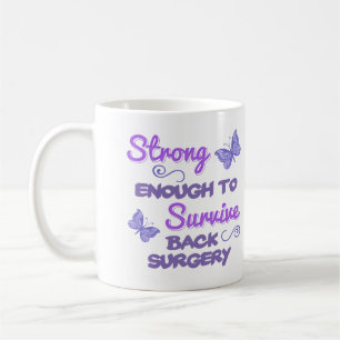 Inspirational Women’s Back Surgery Coffee Mug
