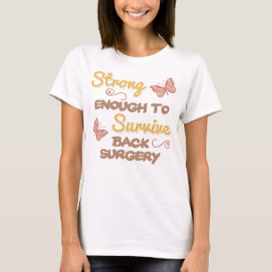 Inspirational Women’s Back Surgery T-Shirt