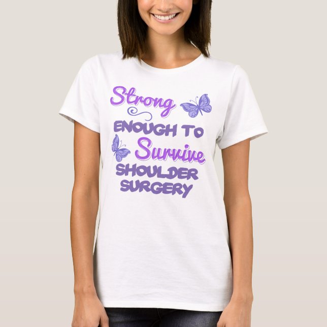Inspirational Women’s Shoulder Surgery T-Shirt (Front)