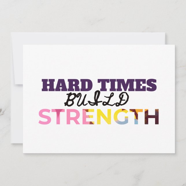 Inspirational Word Designs Invitation (Front)