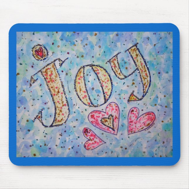Inspirational Word "Joy" Mousepad (Front)