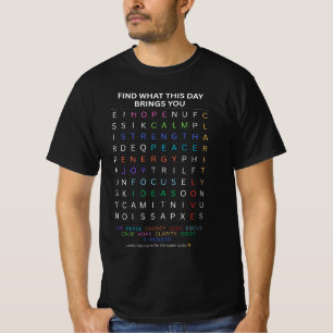 Inspirational Word Search – Daily Positive Words T-Shirt