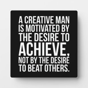 Inspirational Words - Desire To Achieve Plaque