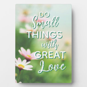 Inspirational words for Christian decor or gift Plaque