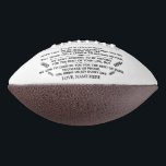 Inspirational Words For Our Grandson Love Football<br><div class="desc">Personalized Custom Gift To Our Son Grandson Daughter Granddaughter,  quotes for grandson,  inspirational words for grandson,  proud of my grandson quotes.</div>