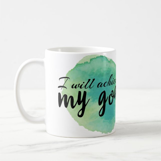 inspirational words for self care coffee mug (Left)