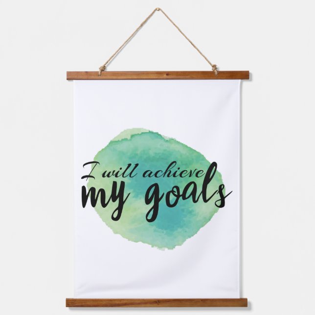inspirational words for self care  hanging tapestry (Front)